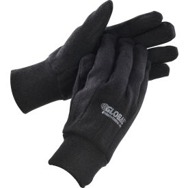 Global Industrial™ Cotton Jersey Gloves Brown Men's 12 Pairs