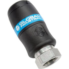 Global Industrial™ Safety Quick Coupling European High Flow Interchange 3/8"" FNPT