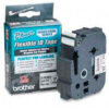 TZ Tape Cartridge for P-Touch labelers flexible tape Black on White 1w