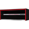 Extreme Tools EXQ Pro Extreme Power Workstation Hutch 72""W x 30""D x H""26-3/8 Black w/Red Handle