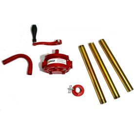 Groz 44052 Rotary Barrel Pump Dual Direction 3-piece Rigid Suction Tube NBR Seals 1-inch inlet