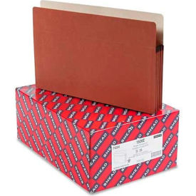 Smead® 3-1/2"" Accordion Expansion Drop Front Pocket Legal Manila/Redrope 25/Box