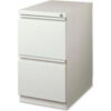 Lorell 2-Drawer Mobile File Pedestal LLR4952515""W x 19-7/8""D x 27-3/4""H Light Gray