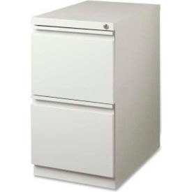 Lorell 2-Drawer Mobile File Pedestal LLR4952515""W x 19-7/8""D x 27-3/4""H Light Gray