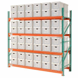 Global Industrial™ Record Storage Rack Starter Letter Legal 96""W x 36""D x 96""H