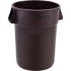 Global Industrial™ Plastic Trash Can 44 Gallon Brown