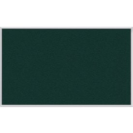 Ghent Bulletin Board - Vinyl - Aluminum Frame - 36""W x 24""H - Ebony