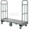 Global Industrial™ Steel Deck Narrow Aisle U-Boat Platform Truck 60""x24"" 1500 Lb. Cap.