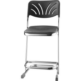 NPS Z-Stool with 22""H Blow Molded Seat and Backrest - Elephant Series