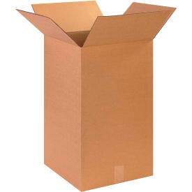 Global Industrial™ Tall Cardboard Corrugated Boxes 14""L x 14""W x 24""H Kraft