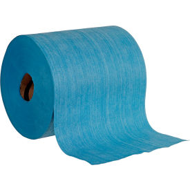 Global Industrial™ Quick Rags® Heavy Duty Jumbo Roll Blue 475 Sheets/Roll 1 Roll/Case
