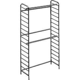 48""W x 16""D x 88""H Black Single High Wall Rack