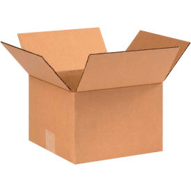 Global Industrial™ Cardboard Corrugated Boxes 9""L x 9""W x 6""H Kraft