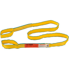 Global Industrial™Poly Web Sling HD Eye&Eye w/ Durable Edge 10Ft L-3200/2500/6400 Lbs Cap