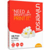 Copy Paper  Universal® UNV21200PLT  White - 8-1/2 x 11 - 20 lb. - 200000 Sheets/Pallet