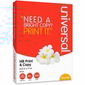 Copy Paper  Universal® UNV21200PLT  White - 8-1/2 x 11 - 20 lb. - 200000 Sheets/Pallet