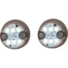 Buyers 25 Foot Clear Push-On Hidden Strobe Kit With In-Line Flashers With 6 LED - 8891325
