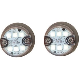 Buyers 25 Foot Clear Push-On Hidden Strobe Kit With In-Line Flashers With 6 LED - 8891325