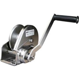 OZ Lifting OZ1000BWSS Stainless Steel Hand Winch with Brake 1000 Lb. Capacity