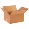 Global Industrial Heavy Duty Cardboard Corrugated Boxes 14""L x 12""W x 10""H Kraft