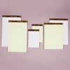 Letr-Trim Perf-Top Legal Pad Canary Legal Size 50 Sheets/Pad Dozen