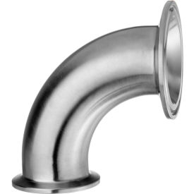 304 SS 90 Degree Elbow Reducers Tube-to-Tube for Quick Clamp Fittings - for 3"" x 2-1/2"" Tube OD