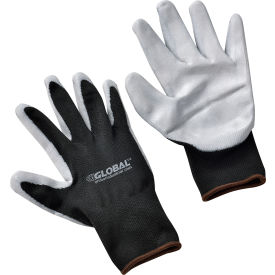 Global Industrial™ Foam Nitrile Coated Gloves Gray/Black Large 1 Pair