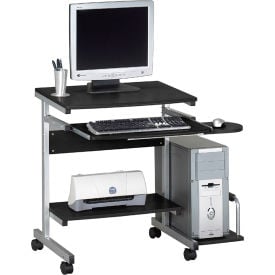 Safco® Products Eastwinds Portrait PC Desk Cart Anthracite