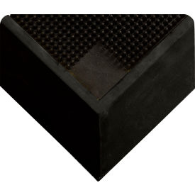 Wearwell® Tall Wall Sanitizing Footbath Mat 2-1/2"" Thick 2-1/2' x 3-1/4' Black