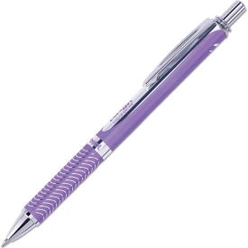 Pentel® EnerGel Alloy RT Retractable Gel Pen Medium 0.7mm Violet Ink Violet Barrel