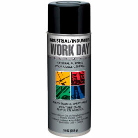 Krylon Industrial Work Day Enamel Paint Gloss Black - A04402007