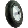 Marathon 00001 4.80/4.00-8 Flat Free Wheelbarrow Tire Ribbed Tread - 6"" Centered - 5/8"" Bearings