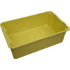 Molded Fiberglass Nest and Stack Tote 780308 - 19-3/4"" x 12-1/2"" x 6"" Yellow