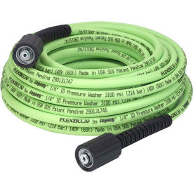 Flexzilla® HFZPW3450M 1/4"" X 50' 3100PSI Cold Water Pressure Washer Hose W/M22 Fittings