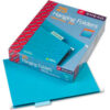 Smead® Hanging File Folders 1/5 Tab 11 Point Stock Letter Teal 25/Box