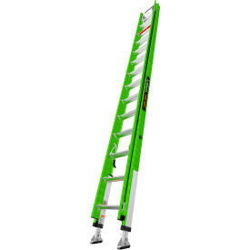 Little Giant Hyperlite Extension Ladder w/ Cable Hooks & Pole Strap 28' Type IAA 375 lb. Capacity