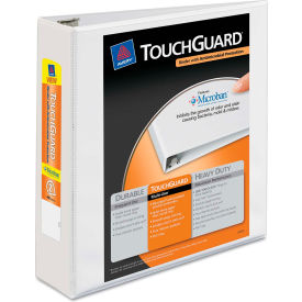 Avery® Touchguard Antimicrobial View Binder with Slant Rings 2"" Capacity White