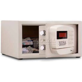 Mesa Safe Hotel & Residential Electronic Security MH101E-KA Keyed Alike 15""W x 10""D x 7""H White