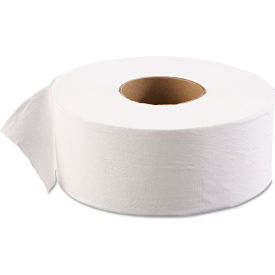JRT Jr. Bath Tissue Jumbo Septic Safe 1-Ply White 3.5"" x 2000 ft 12/Case