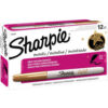 Sharpie® Permanent Marker Fine Metallic Gold Dozen