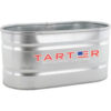 Tarter Galvanized Stock Tank 170 Gallon  70-1/2"" to 73-1/2""L x 22-1/2 to 25-1/2""W x 24""H