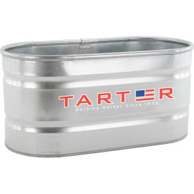 Tarter Galvanized Stock Tank 170 Gallon  70-1/2"" to 73-1/2""L x 22-1/2 to 25-1/2""W x 24""H
