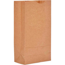 Duro Bag Paper Grocery Bags #10 6-5/16""W x 4-1/6""D x 13-7/16""H Kraft 500/Pack