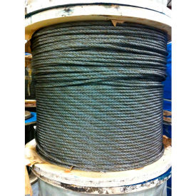 Southern Wire® 250' 1/2"" Dia. 6x19 Improved Plow Steel Bright Wire Rope