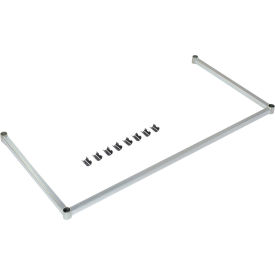 Nexel® DF2448Z Poly-Z-Brite® Three-Sided Steel Frame 48""W x 24""D