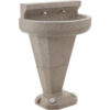 Global Industrial™ Pedestal Wash Fountain 2 Station Foot-Operated