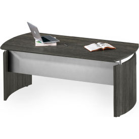 Safco® Medina 72""W Desk 72""W x 36""D x 29-1/2""H Gray Steel
