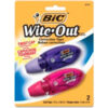 Bic® Correction Tape Mini 1/2"" x 26.2' White 2 Pack