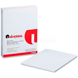 Universal® Glue Top Writing Pads Wide Rule Letter White 50-Sheet Pads/Pack Dozen