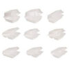 DART® DCC72HT1 Foam Hinged Lid Hot Dog Container White 500/Carton